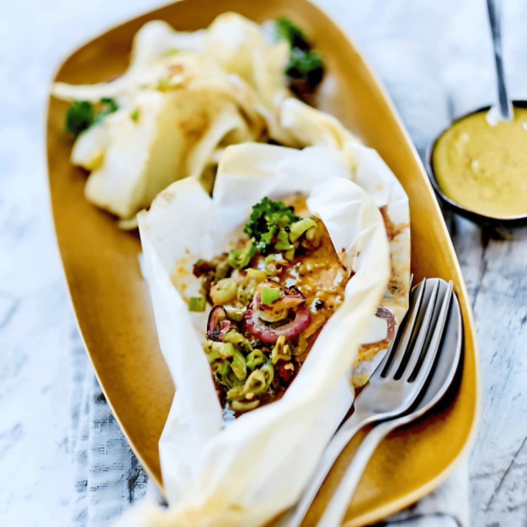 紙包鮭魚與開心果