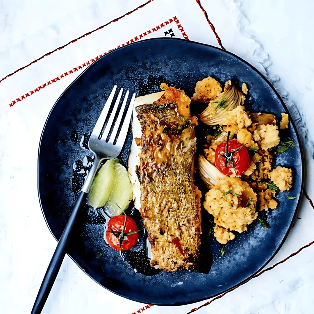 鱈魚與茴香酥粒